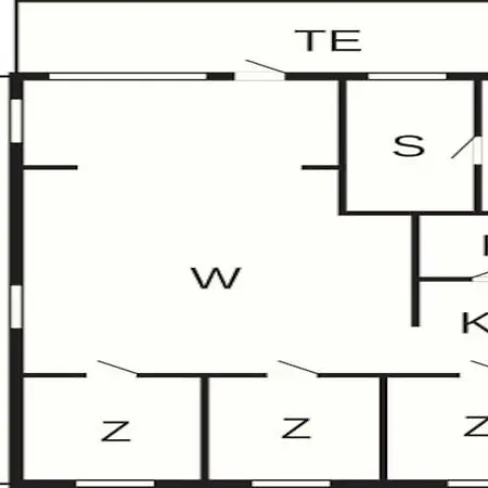 Feriehus 6 Person In Rudk Bing *